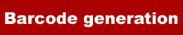 barcode generation